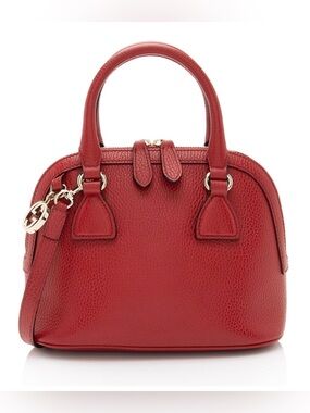 Gucci Leather GG Charm Dome 2Way Pre-Owned